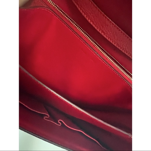$4500 Celine medium box bag shoulder bag Phoebe Philo classic icon red pebbled - Picture 5 of 10
